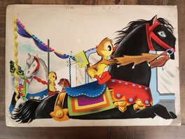 Aline Lecomte - Illustration originale journal de Plouf - Original Illustration