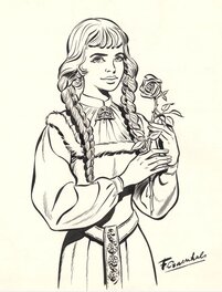 François Craenhals - De Koene Ridder - Illustration originale