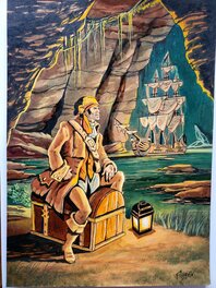 Florence Magnin - MARY LA NOIRE   illustration couleur directe - Illustration originale