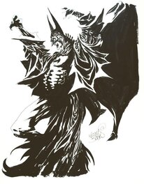 Kelley Jones - Vampire Batman - Illustration originale