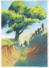 Thibault Prugne - Renard - L'amitié - Illustration originale