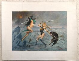 Excellent condition with white border, never framed. Excellent condition with white border, never framed.