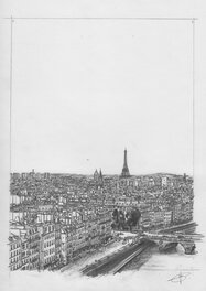 Laurent Bonneau - Paris - Planche originale