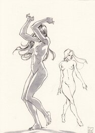 Luigi Critone - Danse - Original Illustration