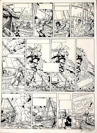 Bob De Moor - Cori le Moussailon -Armada 1 pl 39 - Planche originale