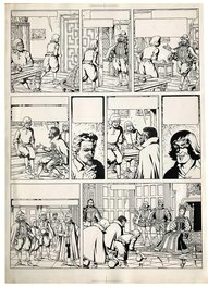 Bob De Moor - Cori le Moussailon -Armada 1 - pl 8 - Planche originale