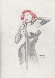 Enrico Marini - Noir Burlesque 2 - Original Illustration