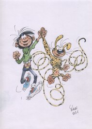 Yoann - Spirou 2 - Original Illustration