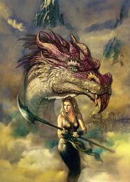 Ciruelo Cabral - Gondur - Illustration originale