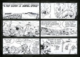 Simon Léturgie - 2008 - Spirou Dream Team, "Il faut sauver le journal Spirou" - Comic Strip