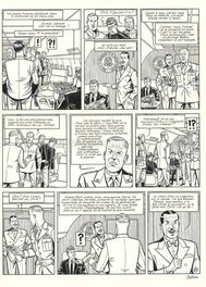 Antoine Aubin - Blake et Mortimer: Huit heures à Berlin - Planche originale