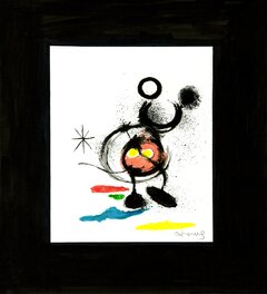 Cadre noir peint laissant une fenêtre pour l'image de 14x12 cm