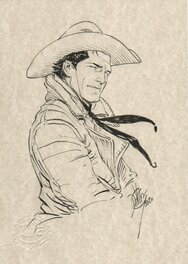 Giulio de vita - Tex - Original Illustration