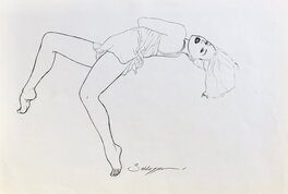 Roberto Baldazzini - Gisy Scerman - Original Illustration