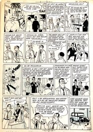 Planche originale - Félix . Zero El Grande .( 1949 )