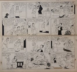 Chic Young - Blondie (Sunday comic strip d'avril 1931) - Planche originale