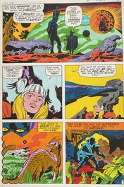 Jack Kirby - Thor et GALACTUS - Planche originale