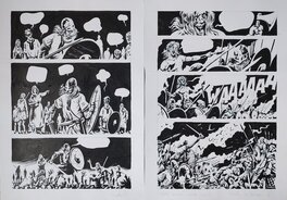 Erik Kriek - L'exilé pgs 40&41 par Erik Kriek - Planche originale