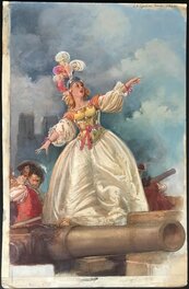 John Millar Watt - La Grande Madamoiselle - Illustration originale