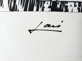 Signature de l'Artiste Signature de l'Artiste