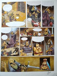 John-Simon Loche - ROBIN HOOD T1 MERRIADEK  couleur directe - Planche originale