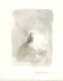 Claude K. Dubois - Petit chagrin d'amour - Illustration originale