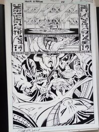 Scott McDaniel - Planche originale JLA batman superman wonder woman / scott mcdaniel - Comic Strip