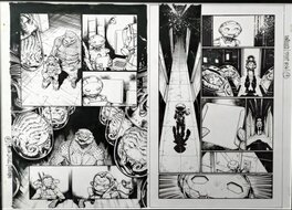 Mateus Santolouco - Planche originale TMNT - Comic Strip