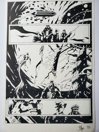 Planche originale - DESSOUS  T1 LA MONTAGNE DES MORTS