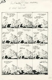 Claire Bretécher - Les Frustrés Le père indigne - Planche originale