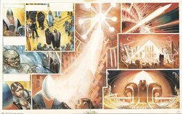 Juan Giménez - La Caste des Méta-Barons : Tome 4 - Double Page 58-59 - Planche originale