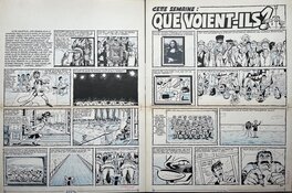 Gotlib - Dingodossiers - Que voient-ils ? - Planche originale