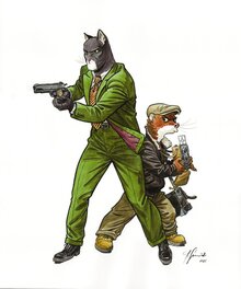 Juanjo Guarnido - Blacksad et Weekly - Original Illustration