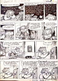 Bernard Hislaire - Bidouille et Violette "Les premiers mots" - Planche originale