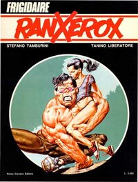 Ranx et Lubna par Liberatore, en couverture du 1er tome de leurs histoires, publié en 1981.