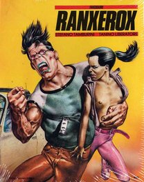 Ranx et Lubna par Liberatore, en couverture du 2ème tome de leurs histoires, publié en 1983.
