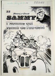 Couverture originale - (1987) Berck - Sammy - Tome 22 - L'homme qui venait de l'au delà - Couverture originale