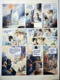 Patrick Prugne - L'AUBERGE DU BOUT DU MONDE   couleur directe - Planche originale