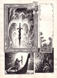 Enrique Alcatena - Merlin - Excalibur p. 07 - Planche originale