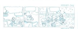 Tony Fernandez - Donald Duck et Ses Neveux, Publié H 2021-346 - "Batch 12 Geen Regen" ["Lot 12 Pas de pluie"] - Comic Strip