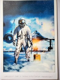 Original Cover - LES HISTOIRE AUTHENTIQUES DE L'AERONAUTIQUE T4 EMERGENCY couleur directe