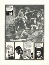 José María Martín Sauri - L'odyssée 14, page fin d'épisode - Comic Strip