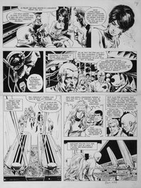 William Vance - Bob Morane – Tome #5 – Opération Chevalier Noir - Planche originale