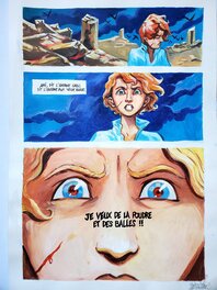 Gwendal Lemercier - POEMES EN BD   VICTOR HUGO  couleur directe - Planche originale