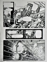 Enrique Alcatena - « TRANSMUDO » – Planche Originale n° 9 – Enrique Alcatena - Comic Strip