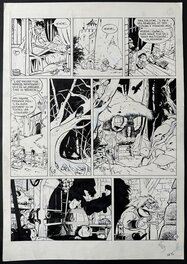 Alain Dodier - Gully - tome 3, Le Poisson Bleu - Planche originale