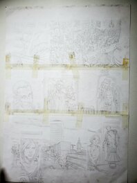 Crayonné au dos de la planche Crayonné au dos de la planche