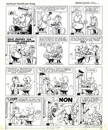 Greg - Achille Talon - Rebrousse Poil - Comic Strip