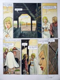 Renaud - LA ROUTE JESSICA  T3 LE DESIR ET LA VIOLENCE   couleur directe - Planche originale