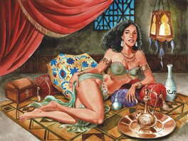 Pierre Taranzano - Shéhérazade - Original Illustration